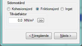 Systemdata, Friktionsjord Antal lastkombinationer som skall användas.