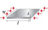 1/2 / ρ ρ / σ y 1/2 COLUMN (compression strut) load, length, shape specified; section area free ρ / σ y PANEL (flat plate, loaded in bending) width