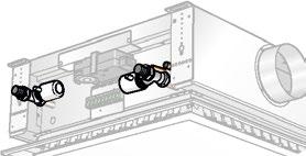 Anslutning vatten PARASOL VAV 600 / 600 PF 600 B2 B1 A1 Värme retur/ Heating return Värme tillopp/ Heating supply Kyla