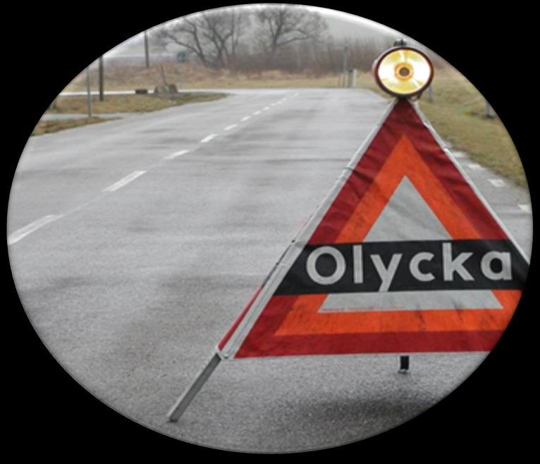 Gult blinkande ljus Signalen används där en väg är delvis avstängd