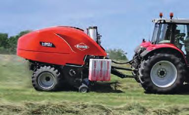 80-160 cm 80-185 cm Höjd 2,67 / 2,87 m Bredd 2,46 m 2,98 m * Modul för små balar: Ø 80-160 cm 1 2 3 4 5 6 1. Balpressar med fixkammare - 2.