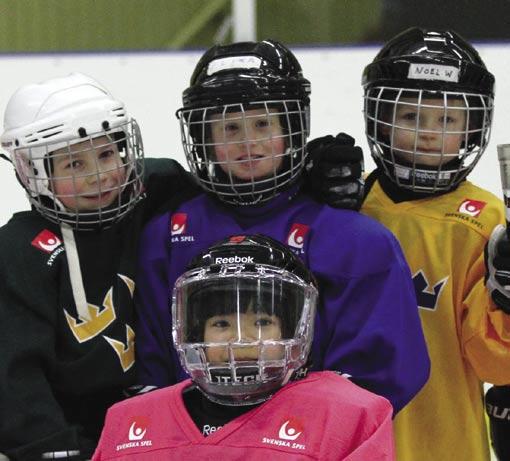 En ishockeybyxa har formade plastdelar vid svanskota, höftleder, njurar och lår. Det innebär att de skyddar vid fall mot isen och mot slag och puckar.