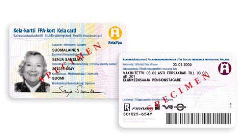 Sjukförsäkringsanvisningar för apotek, bilaga 2 1.1.2017 Fotoförsett FPA-kort FPA upphörde att bevilja FPA-kort med foto 13.10.2008.