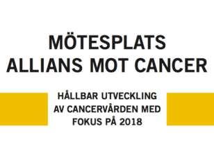 största källan var Twitter med 1,591 träffar efterföljt av Facebook med 226 träffar med kommentarer som Nätverket mot cancer vet vad som behöver göras!