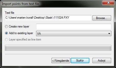 definieras) Välj format Bläddra efter filen Lägg till