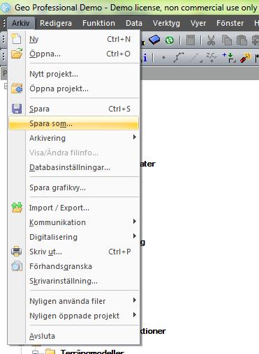 Import av Terrängmodell från Geo