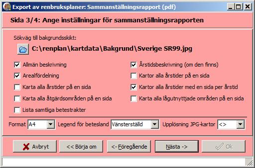 Om ex v Gällivare sameby gör en export klockan 09:46 den 2010-11-24 kommer det att en pdff