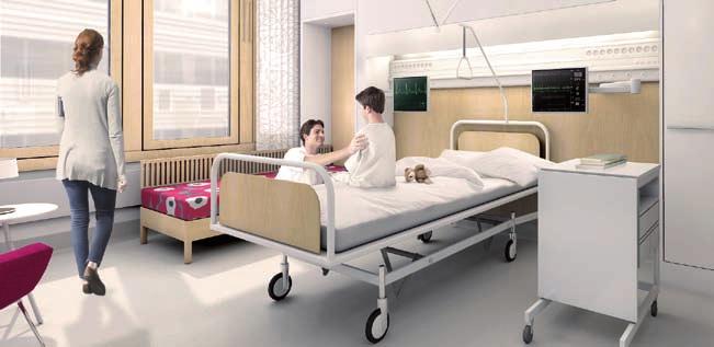 s Allt som skapas, byggs och organiseras på NKS utgår från mottot: Patienten först. Patientens säkerhet, integritet och komfort står i centrum för all verksamhet och logistik.