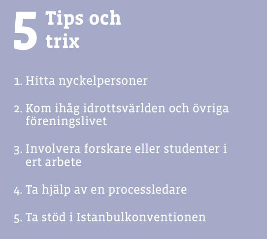 Tips och trix 1.