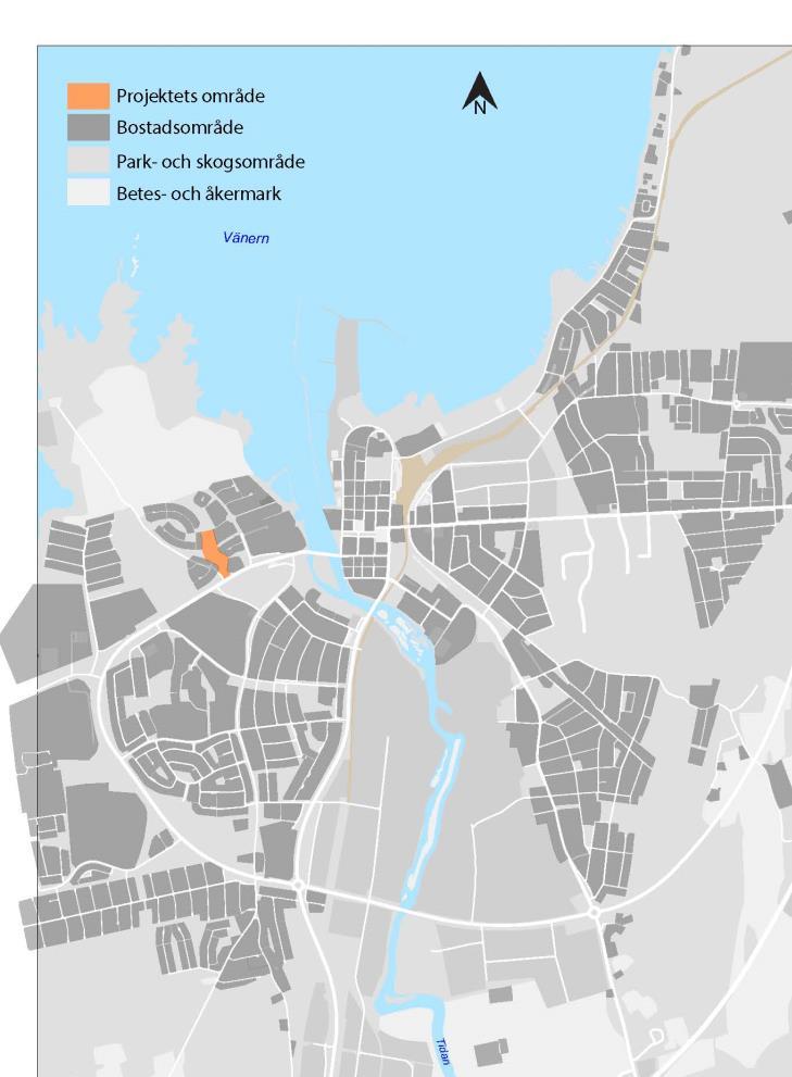 skötselbehov kring, då den har utvecklats bra sedan planteringen. Den visar på god tillväxt och har bildat ett tätt bestånd av lärk som ger bra skydd åt de andra exotiska växtinslagen i buskskiktet.