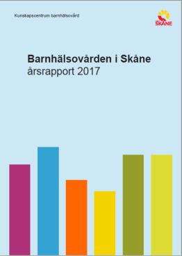 Årsrapport 2017- Insamling av statistik från samtliga BVC i Skåne BARNS HÄLSA Amning Rökfri miljö Övervikt och fetma KONTAKT