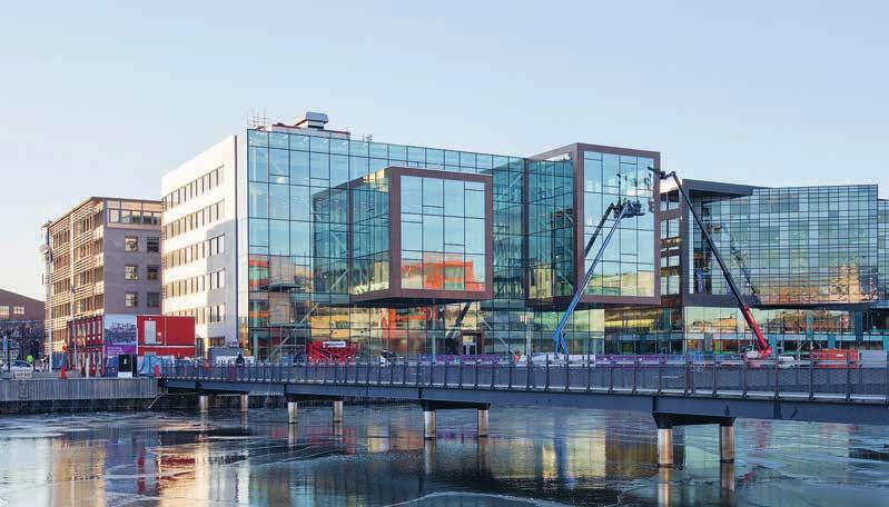 Byggnaden beräknas vara färdigställd under andra kvartalet 2019 och är uthyrd till 48%.
