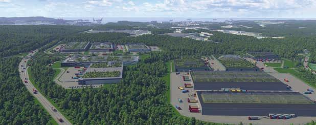 INVESTERINGAR Byggrätter och potentiella projekt bygger framtidens Castellum I Castellums strategi ingår att nyproducera lokaler.