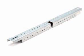Rörfäste 450 mm variabel 12 Ändgaffel 13 Bryggfäste,