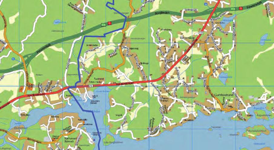 Suunnittelualue Suunni elualue sijaitsee Sipoon lounaisnurkassa Suomenlahden rannalla, väli ömäs Helsingin kaupungin uuden rajan itäpuolella.