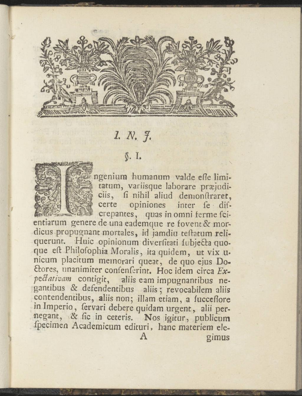 1. N. J, $. I. \ v» feis? ggngeniuna humanum valde ef?