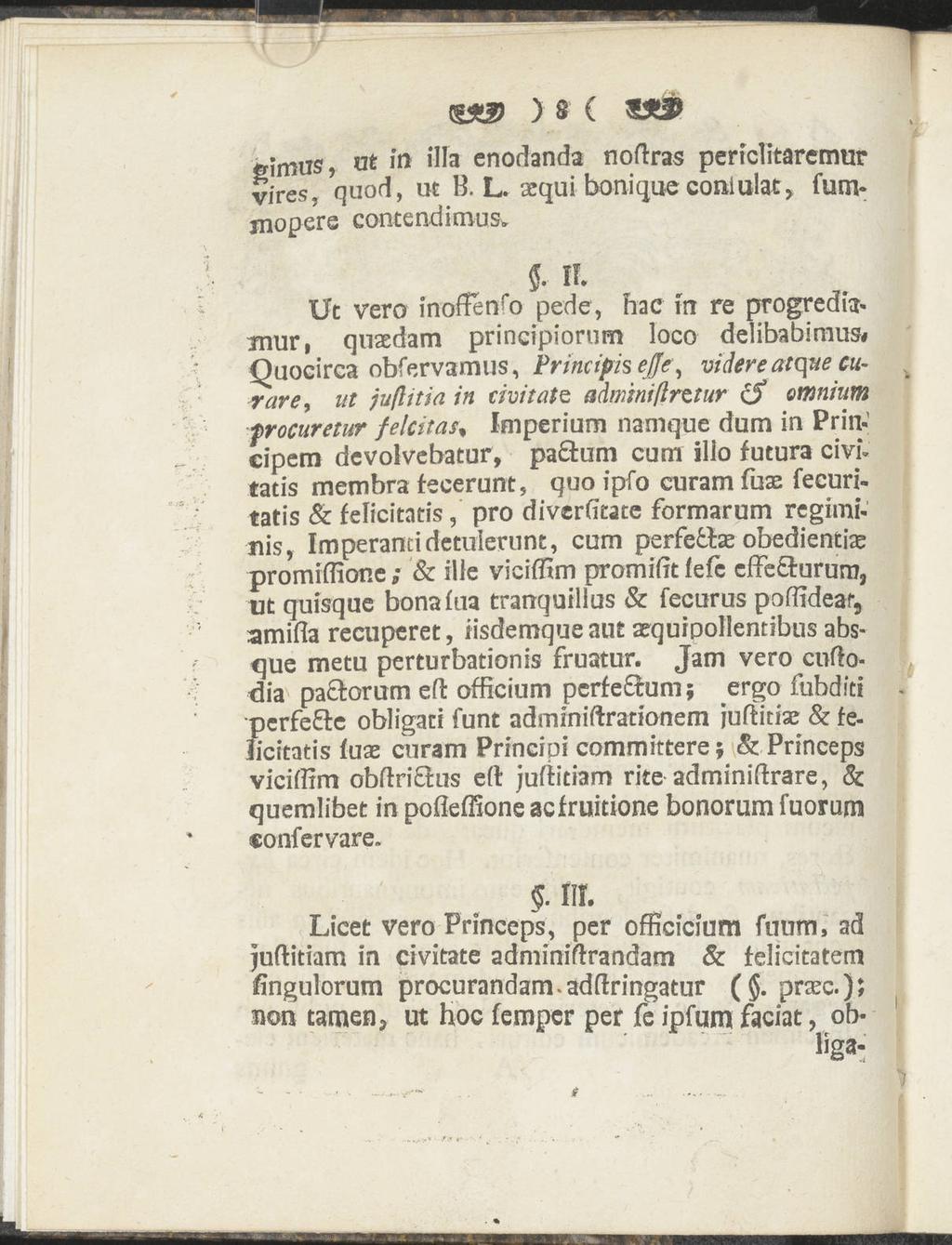(g*9 ) s ( gjmtis? ut in illa enodanda nodras periclitaremur fum- vires, quod, ut B. L. sequi bonique conlulat, mopere contendimus.