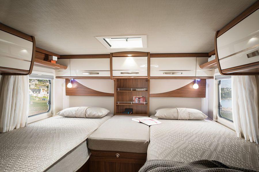 HYMER Tramp SL - Sovrum Det perfekta sovgemaket för trötta resenärer.