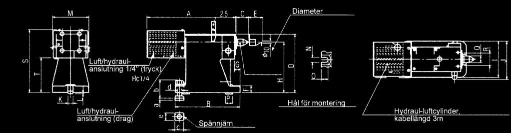 70 35 17 255 305,0 210 261,0 18h7 Ø140 5 28,5 19 25 Ø31,6 Ø65 MT-4 Ø14 11,0 69,5 30,0 M16 28,5 325 156,0 67 TS500RN 414 320 3 52,4 70 35 17 310 360,0 210 261,0 18h7 Ø140 5 28,5 19 25 Ø31,6 Ø65 MT-4