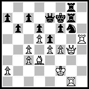 Om svart hade anat vilka problem detta drag leder till så hade han nog spelat det betydligt starkare 24.- Dg6 25.Dxg6+ Sxg6 26.Le2 med en liten fördel till svart. 25.Dxg4 Sg6 26.Tf3 De7 27.