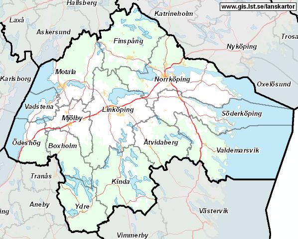 Östergötland 220 000 ha åker,