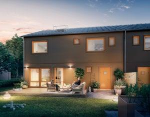 Ögat överraskas dock av moderna detaljer, som plåttaket och den generösa och spännande fönstersättningen. Gestaltningen av arkitekturen är stram och enkel, men samtidigt vänlig och inbjudande.