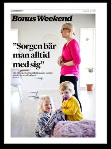 Johanna Åberg har också vid två tillfällen besökt sjukhus och föreläst för vårdpersonal om rutiner, stöd och bemötande. VÄRMLAND I Karlstad anordnas öppna samtalsträffar en gång per månad.