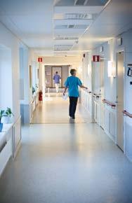 jourcentraler och närsjukhus. Av den kontrakterade årshyran stod offentliga hyresgäster för 78 procent och privata skattefinansierade aktörer för 22 procent.