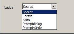 Det här är inte längre en unik typ av urvalslista såsom i version 6.3 och tidigare utan snarare formen för presentation av en generell urvalslista.