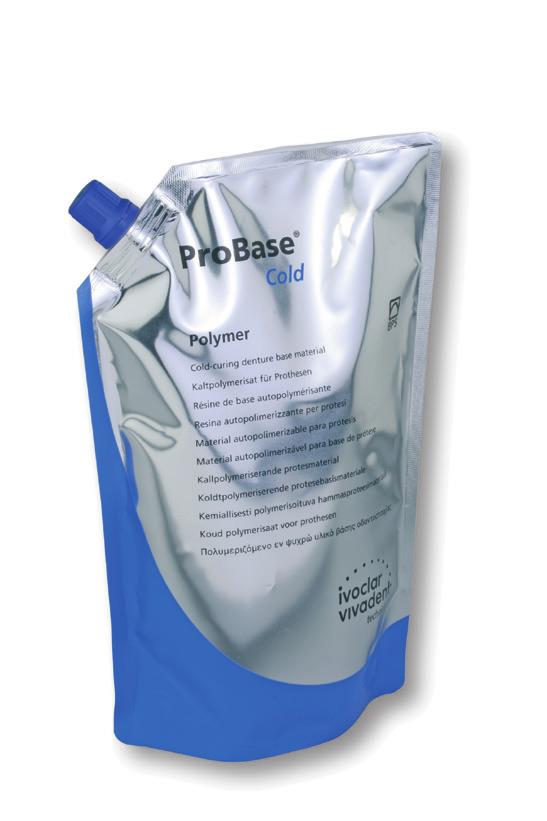 Ivoclar i september ProBase Cold Köp 2 x 500 gr ProBase Cold pulver och få 500 ml vätska på köpet!