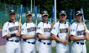 14 LANDSLAG FEMTE PLATS FÖR SENIORLANDSLAGET I BASEBOLL-EM Sverige gjorde ett starkt Baseboll-EM och slutade på femte plats.