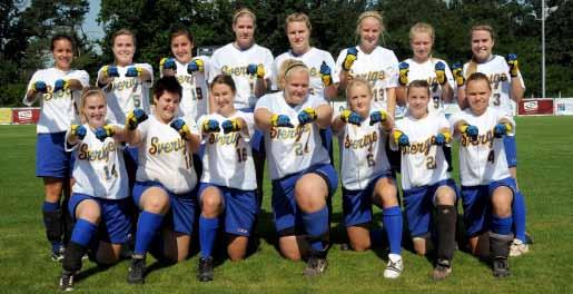 Det skulle räcka med en seger för att nå slutspel och efter förlusten mot Ryssland (0-9) klev svenskorna upp mot Ukraina och säkrade semifinalplats efter seger med 9-0.