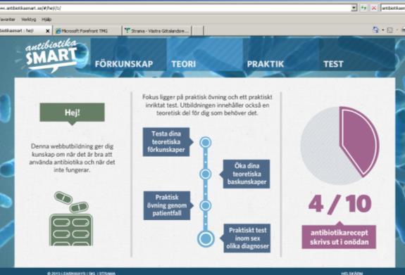 Antibiotikasmart.se - webbkörkort Antibiotikasmart.