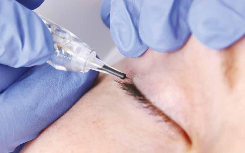 MASTER IN EYE MICROPIGMENTATION Mikropigmentering ögon Dag 1: Teori Dag 2: Baskunskap Eyeliner KOMPETENSOM- RÅDEN Mikropigmenteriing Ögon Masterutbildning Dag 3: Vinge Duofärger Dag 4: Skuggad Fjäril