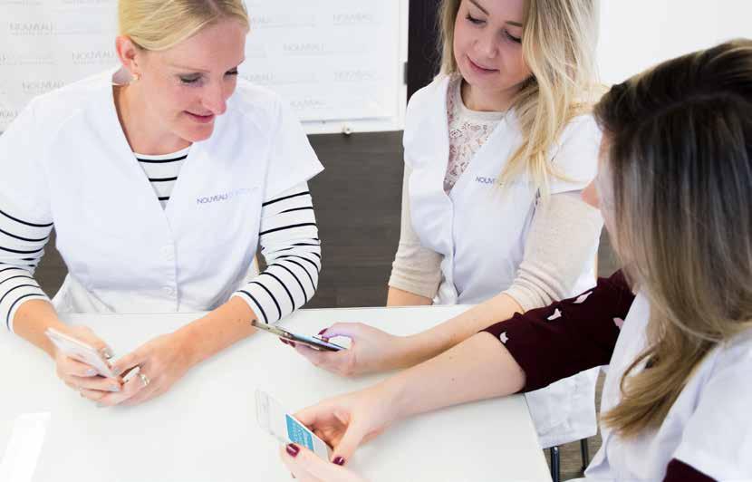 Där professionella PMU-artister CONNECT Nouveau Contour-studenter och tidigare elever har privilegiumet att utnyttja den nya Nouveau Contour Connect-appen!