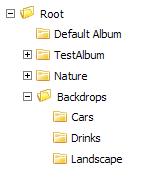 4. Albumadministration Med hjälp av album kan man sortera allt material i ImageVault och det är därför viktigt att man tänker efter hur man ska bygga upp albumstrukturen.