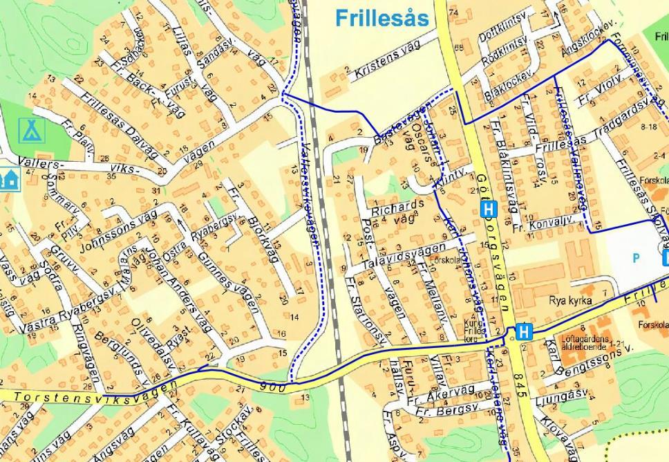 2.2 Vägsystemet Planområdet nås idag från Torstensviksvägen (väg 900) via Karl Johans väg.