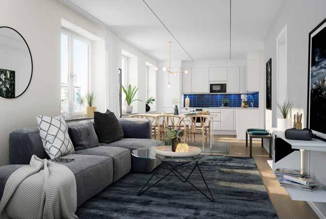 Funktionell design När vi på Skanska utvecklar nya hem lägger vi stor vikt vid att tänka igenom alla de detaljer som tillsammans skapar ett bekymmersfritt boende.