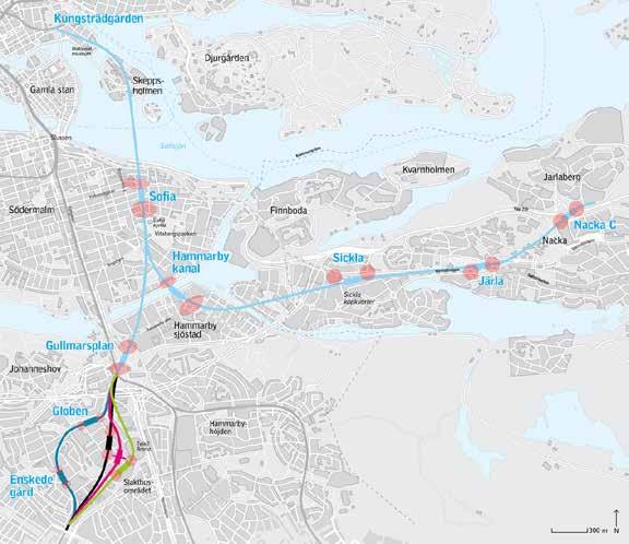 INLEDNING OCH BAKGRUND INLEDNING OCH BAKGRUND utveckling av väg och kollektivtrafiksystemet Enligt RUFS 2010 ska östlig förbindelse, tidigare kallad Österleden, fullfölja den planerade