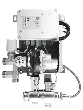Shunt för styrning av enstaka rum upp till 36kvm Max tre slingor Shunt FS 36 mini Komplett shunt för enstaka rum med samma temperatur Styrning via termostat med kapillärrörsgivare I ettrörsystem