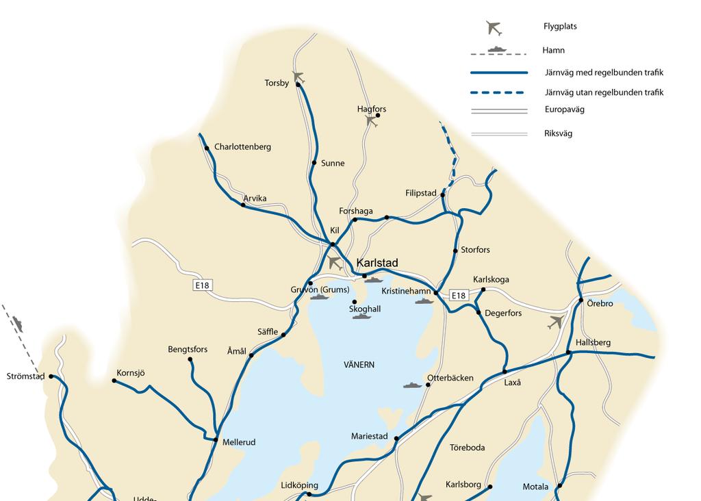 3 Regionala strategier och målbilder I detta steg har de politiskt processade identifierats och beslutade mål som har bäring, påverkan och anspråk på transportsystemet identifierats.