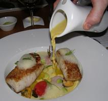 Fishgryta 300 långa 4 pilgrimmusslor nät blåmusslor PKT rå räkor 4 potatis gurka 8 cocktail tomater 30