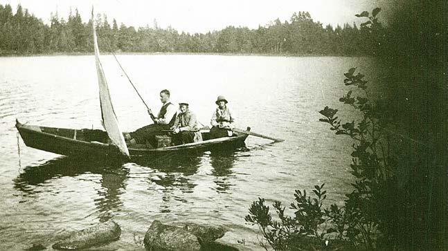 År 1897 fick bröderna Georg och Eric första gången följa med prästgårdens arrendator till Prästbols fäbodar uppe vid sjön Toften.