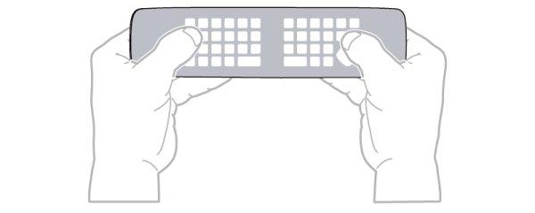 1 Kyrilliska tecken Tecken som är tillgängliga när tangentbordet är angett till kyrilliska.