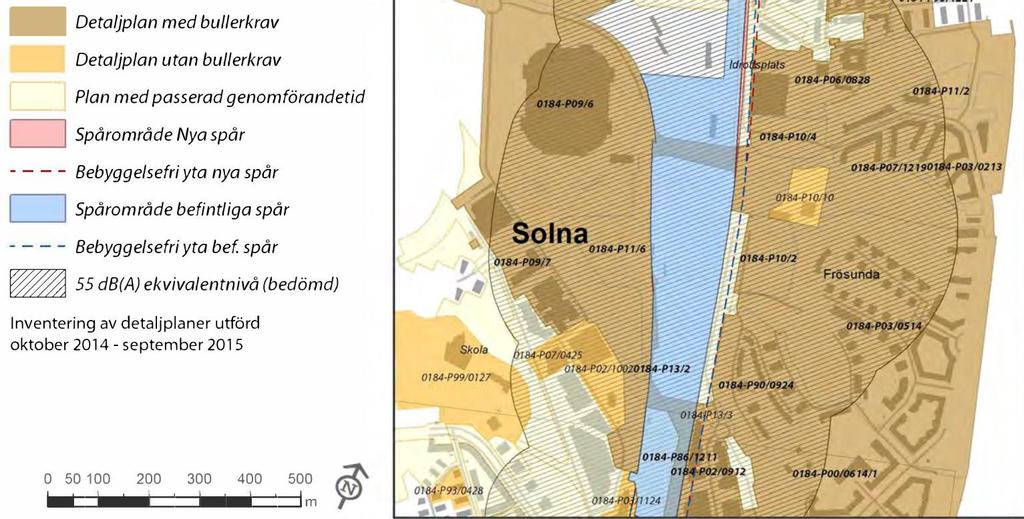 Framtid Trafikverket har tagit fram en strategisk spårstudie /4/ samt en precisering av riskintresset Ostkustbanan /2 2 / där det framgår att planer finns på att utöka den aktuella sträckan av