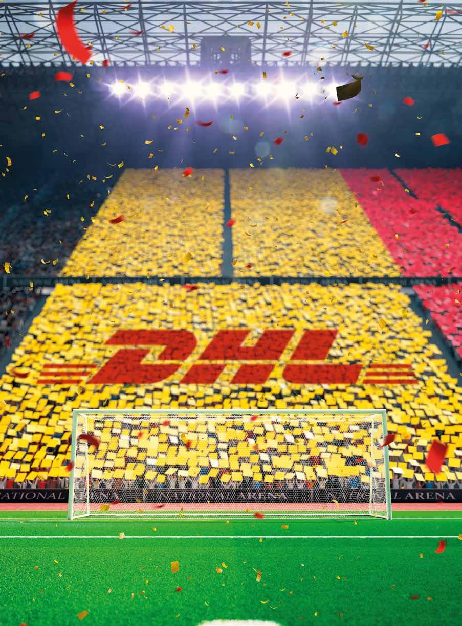 ALLSVENSKAN 2018 DELIVERED BY DHL Precis som du älskar vi fotboll. Precis som fotboll finns DHL Express i världens alla hörn - på gräs, på grus, på gator, i parker, i städer och i småbyar.