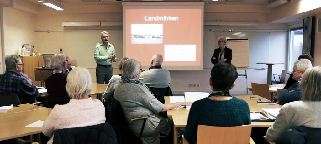 En referensgrupp med deltagare från universitet och vårdprofessioner har gett värdefull input tillsammans med föreläsare från olika områden.