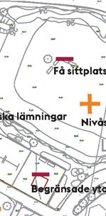 Dålig belysning skapar baksidor och känsla av otrygghet på vissa platser. Mångfalden av fastighetsägare och verksamheter har bidragit till otydliga ansvarsförhållanden.