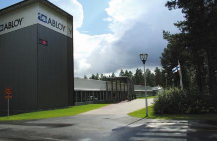 HÖRT OCH HÄNT Nordic ELF höll vårmöte och besökte Abloy i Joensuu Entrén till Abloy fabriken i Joensuu.