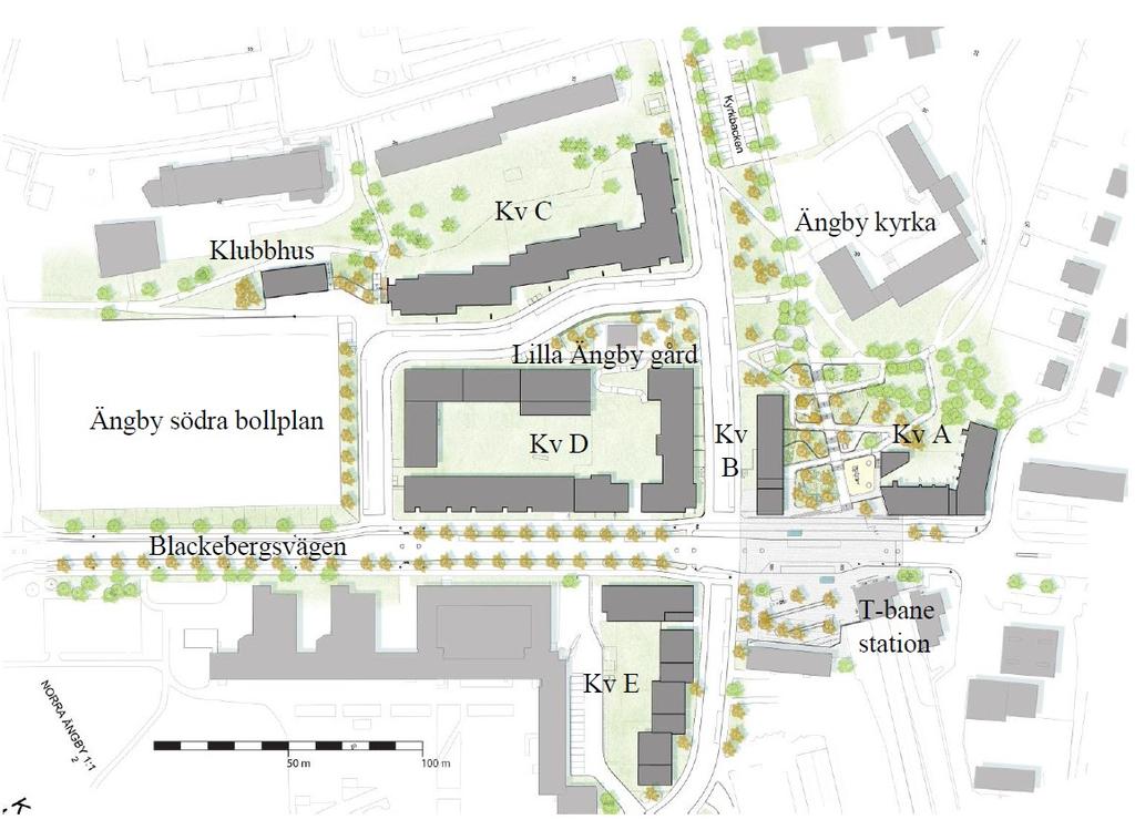 Sida 4 (9) Remissen Stadsbyggnadsnämnden har på remiss översänt ett förslag till ny detaljplan för Nya Islandstorget, Blackeberg 3:1 m.fl.